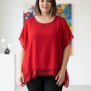 AB Studio Blouse - 1X - Layered